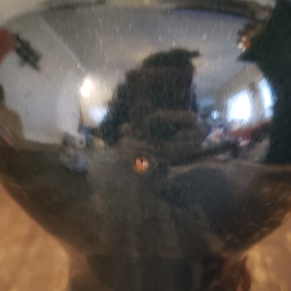 Eclectic Black & Gold 4 Button Collared Jacket Ceramic Vase - Picture 9 of 10